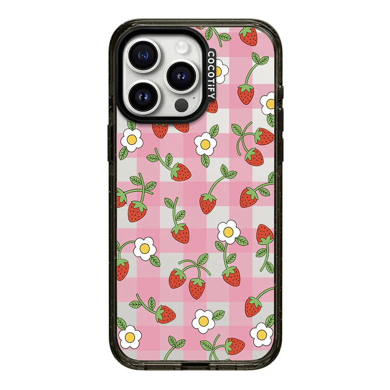 Retro Floral Acrylic iPhone Case