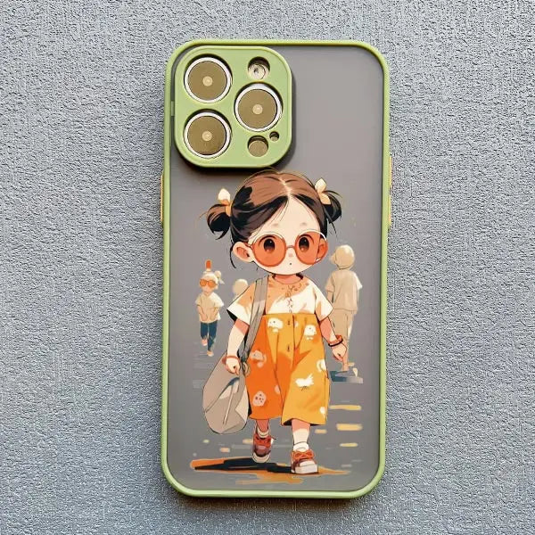 Cute Cartoon Girl Phone Case