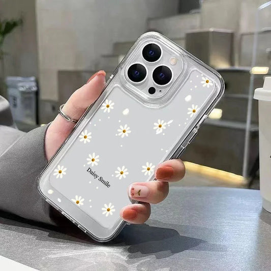 Chrysanthemum Flower Clear iPhone Case