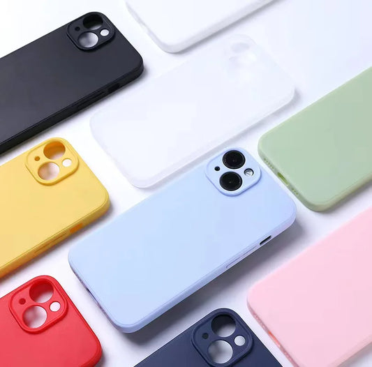 Candy Color Liquid Silicone iPhone Case