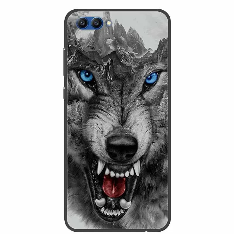 For Honor View 10 Case Luxury Silicone TPU Soft Cover Phone Case For Huawei Honor V10 Funda Shockproof Fashion Cartoon Coque