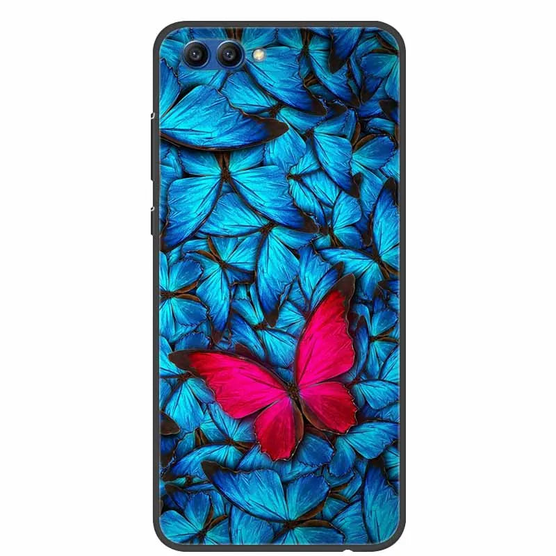 For Honor View 10 Case Luxury Silicone TPU Soft Cover Phone Case For Huawei Honor V10 Funda Shockproof Fashion Cartoon Coque