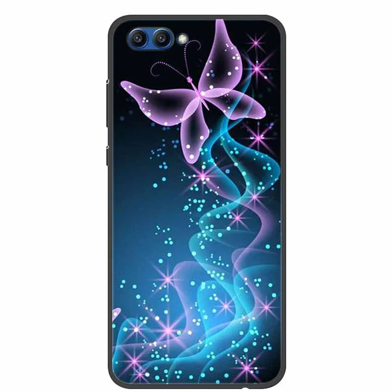 For Honor View 10 Case Luxury Silicone TPU Soft Cover Phone Case For Huawei Honor V10 Funda Shockproof Fashion Cartoon Coque