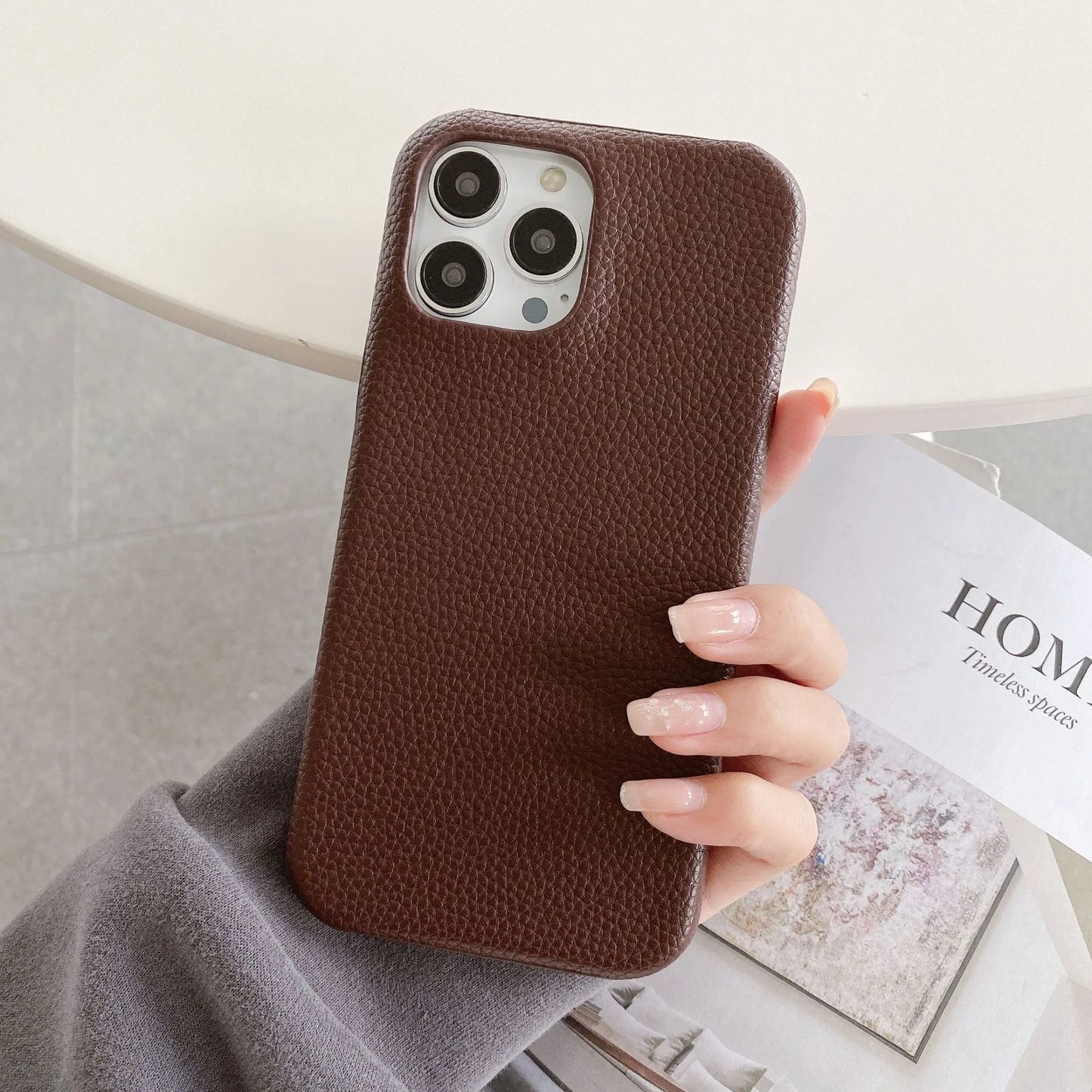 Custom Leather iPhone Case