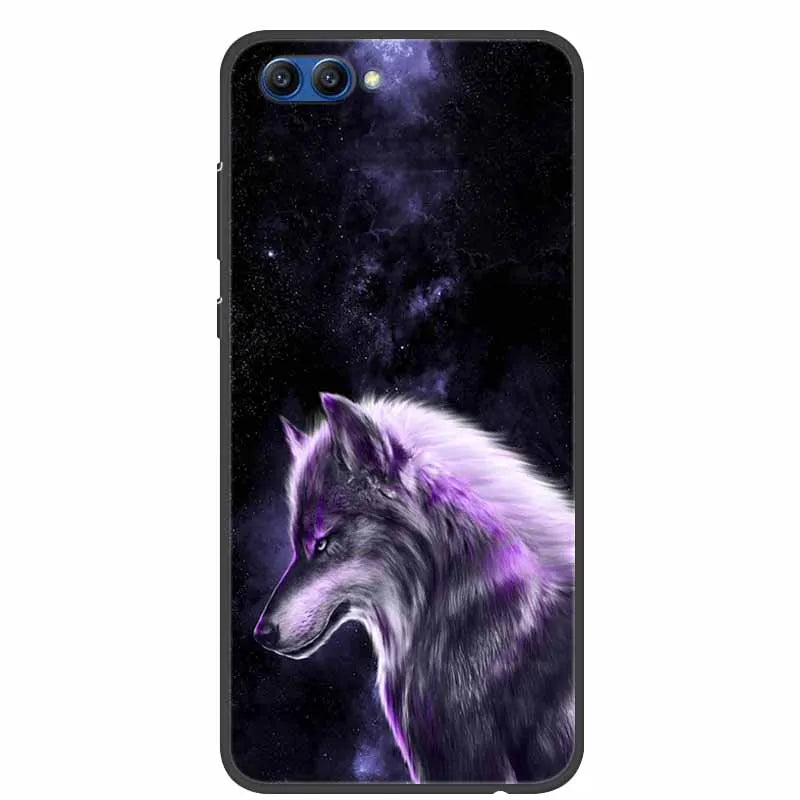 For Honor View 10 Case Luxury Silicone TPU Soft Cover Phone Case For Huawei Honor V10 Funda Shockproof Fashion Cartoon Coque
