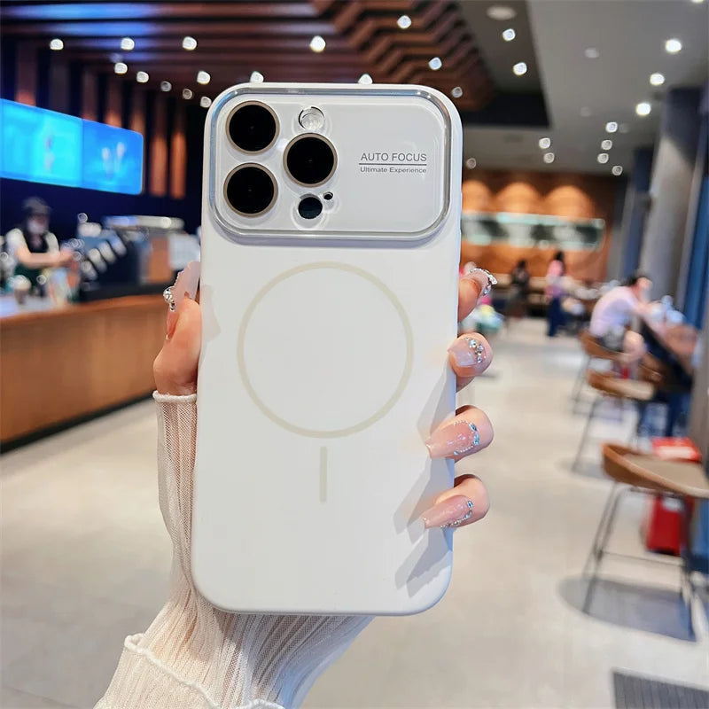 Auto-Focus Magnetic Silicone iPhone Case