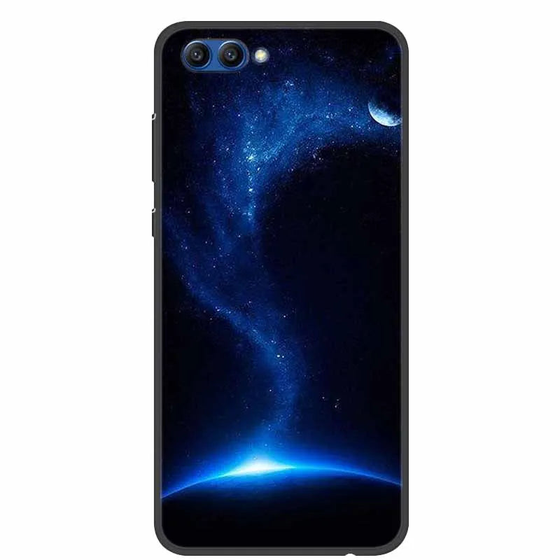 For Honor View 10 Case Luxury Silicone TPU Soft Cover Phone Case For Huawei Honor V10 Funda Shockproof Fashion Cartoon Coque