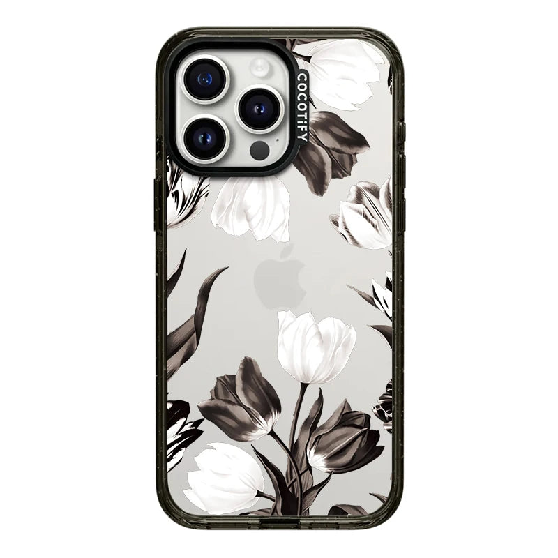 Retro Floral Acrylic iPhone Case