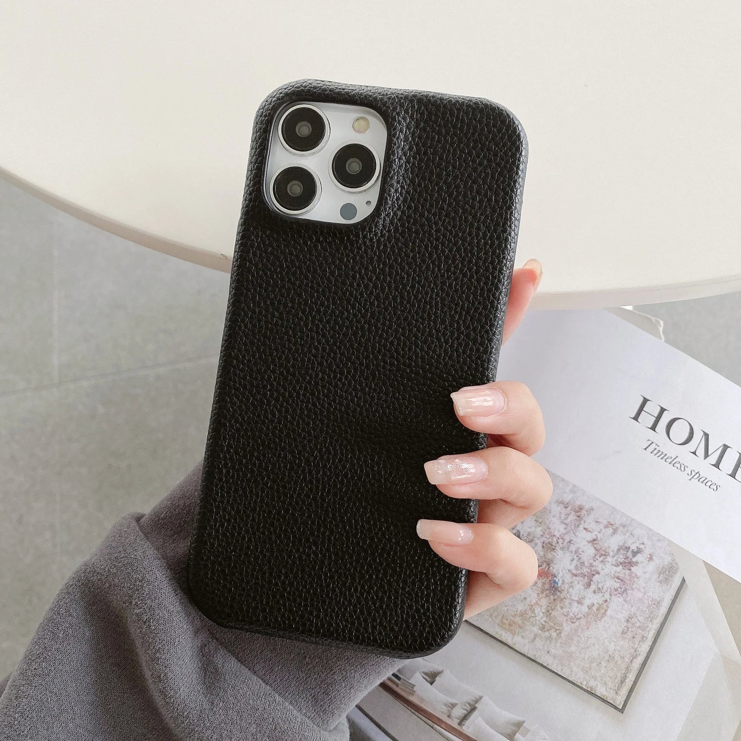 Custom Leather iPhone Case