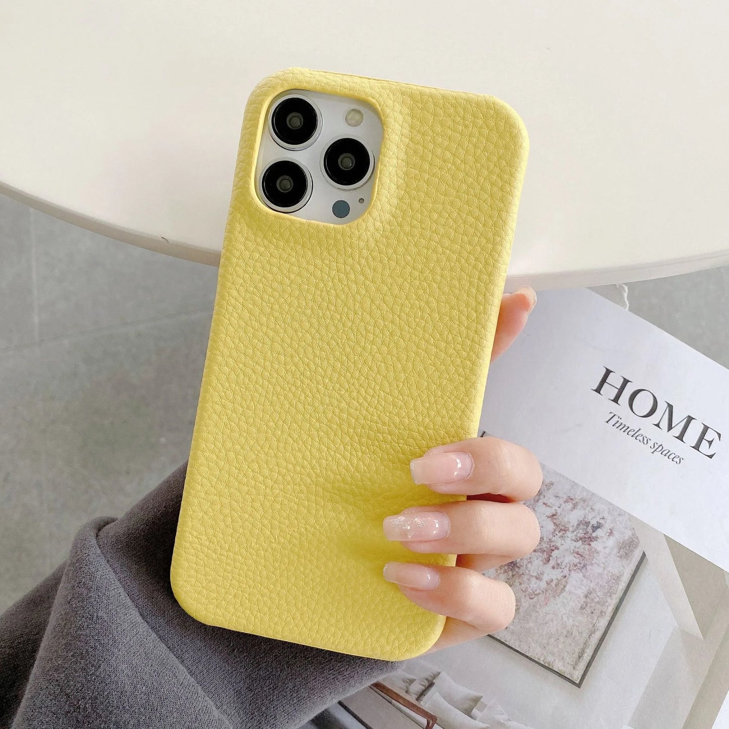 Custom Leather iPhone Case
