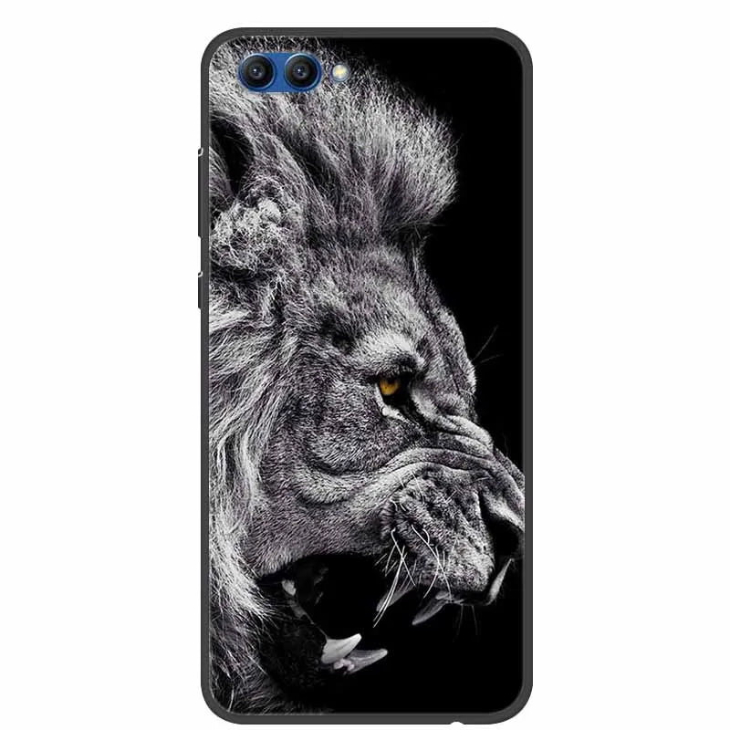 For Honor View 10 Case Luxury Silicone TPU Soft Cover Phone Case For Huawei Honor V10 Funda Shockproof Fashion Cartoon Coque
