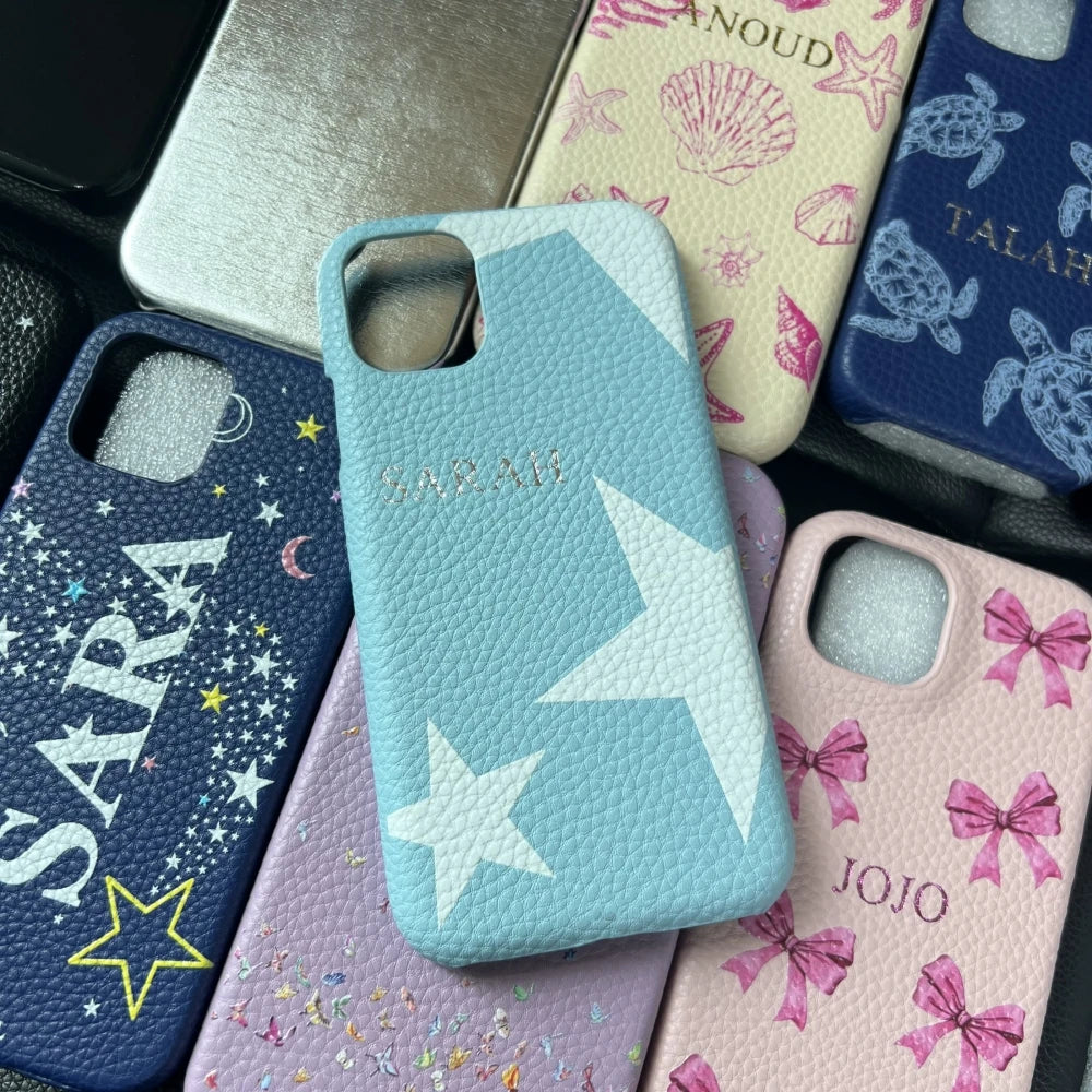 Custom Leather iPhone Case