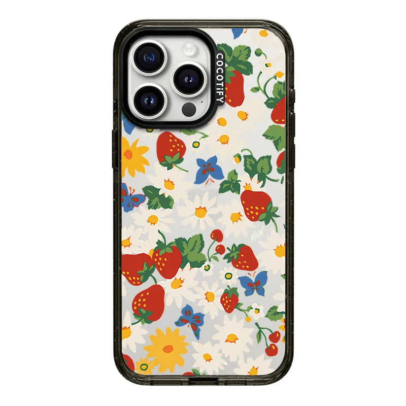 Retro Floral Acrylic iPhone Case