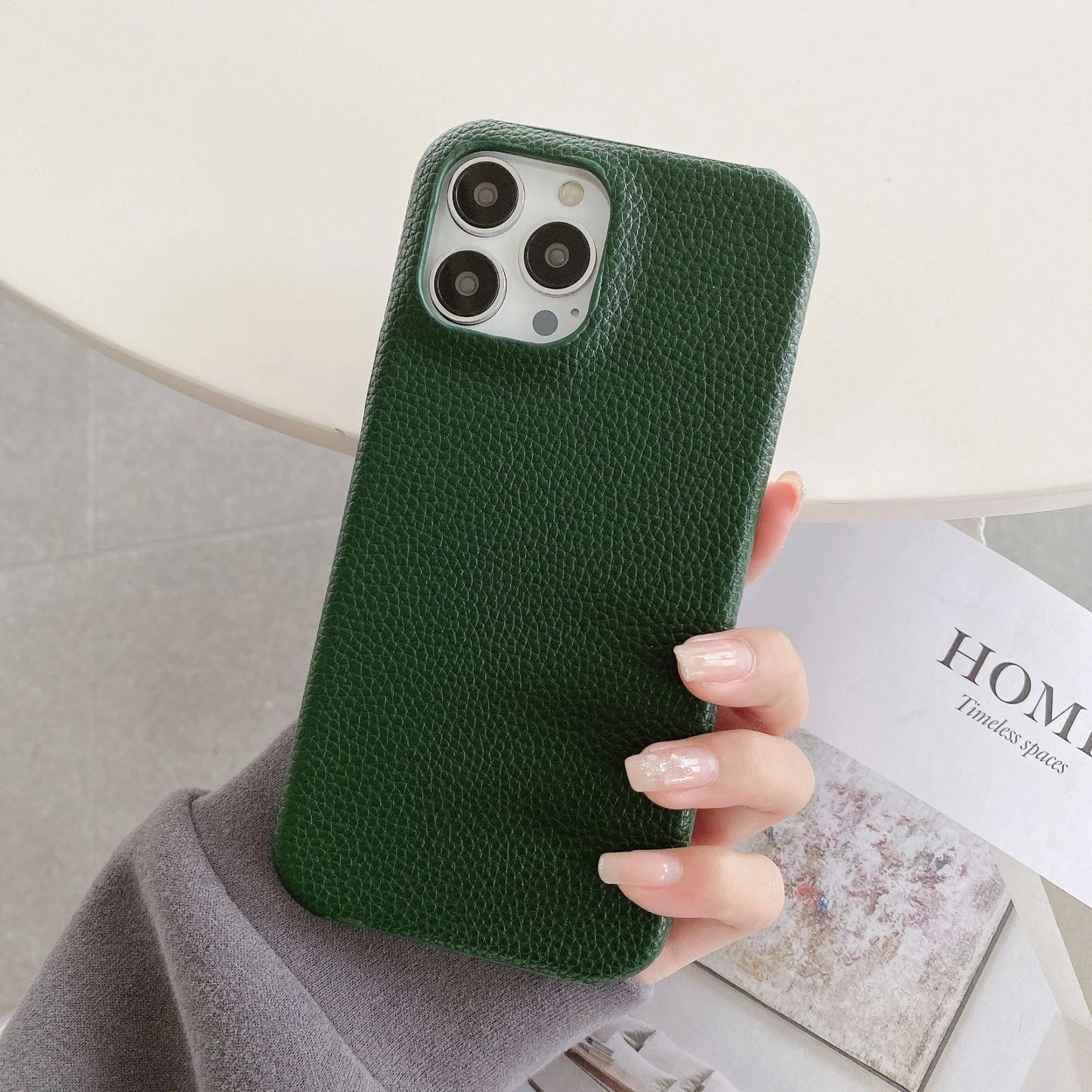 Custom Leather iPhone Case