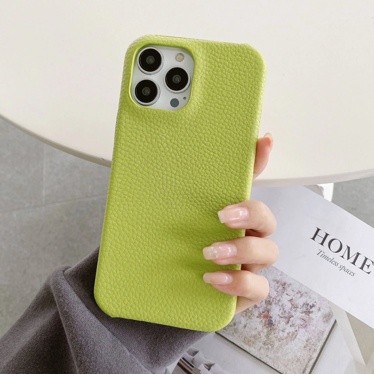 Custom Leather iPhone Case
