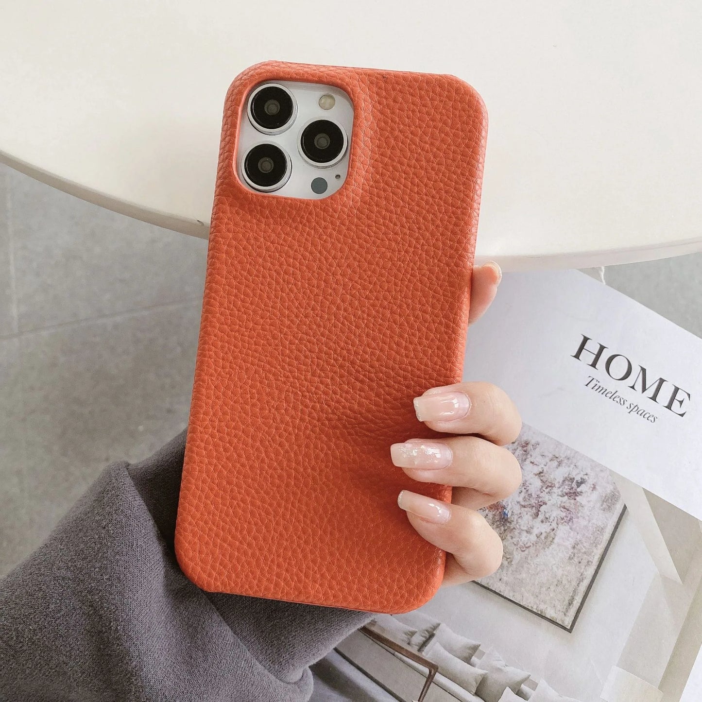Custom Leather iPhone Case