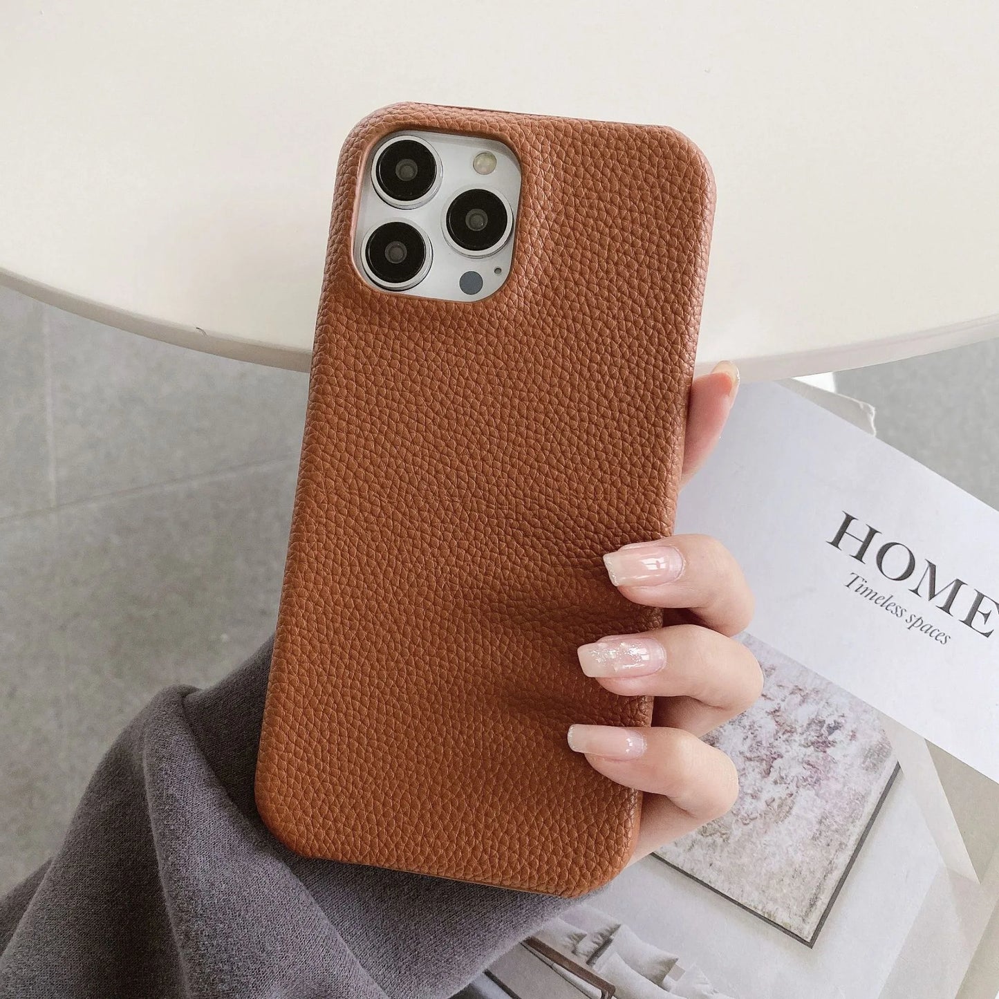 Custom Leather iPhone Case