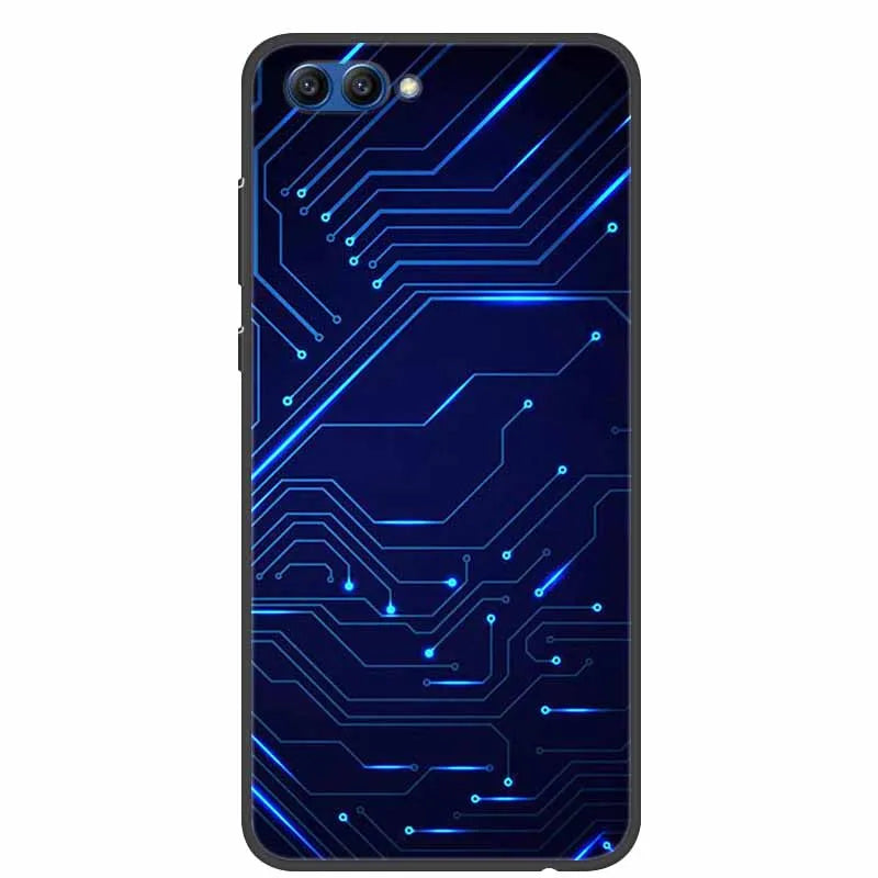 For Honor View 10 Case Luxury Silicone TPU Soft Cover Phone Case For Huawei Honor V10 Funda Shockproof Fashion Cartoon Coque