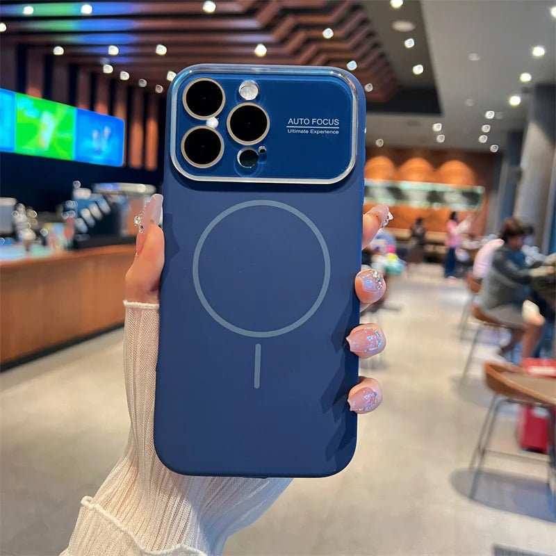 Auto-Focus Magnetic Silicone iPhone Case