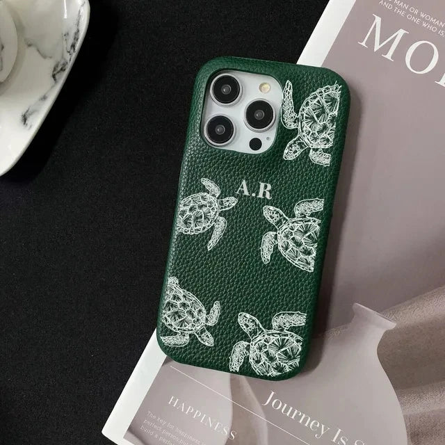 Custom Leather iPhone Case