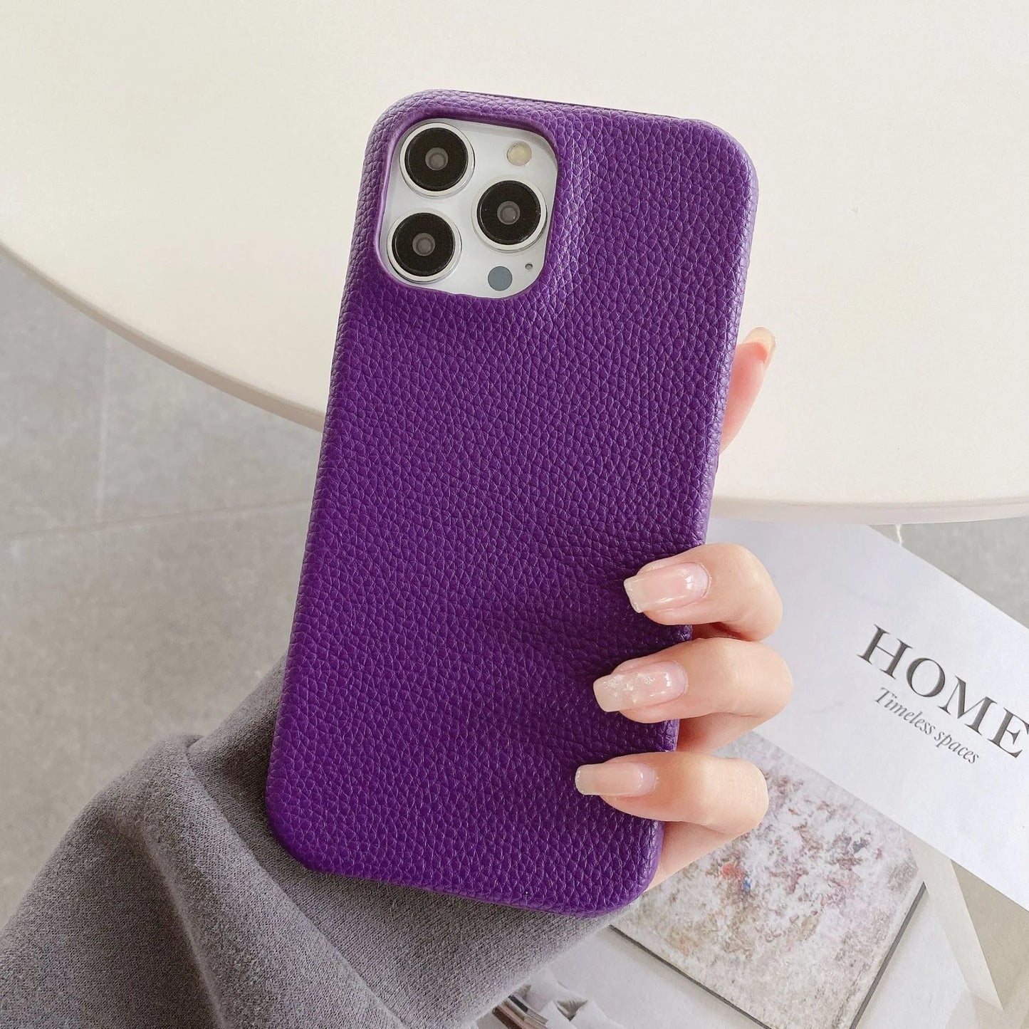 Custom Leather iPhone Case