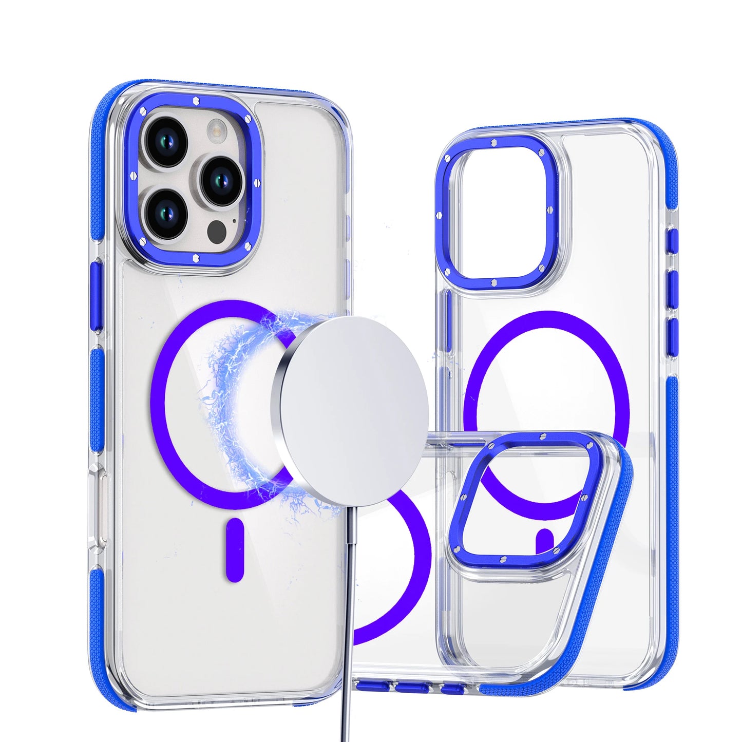 Shockproof Clear Magnetic iPhone Case