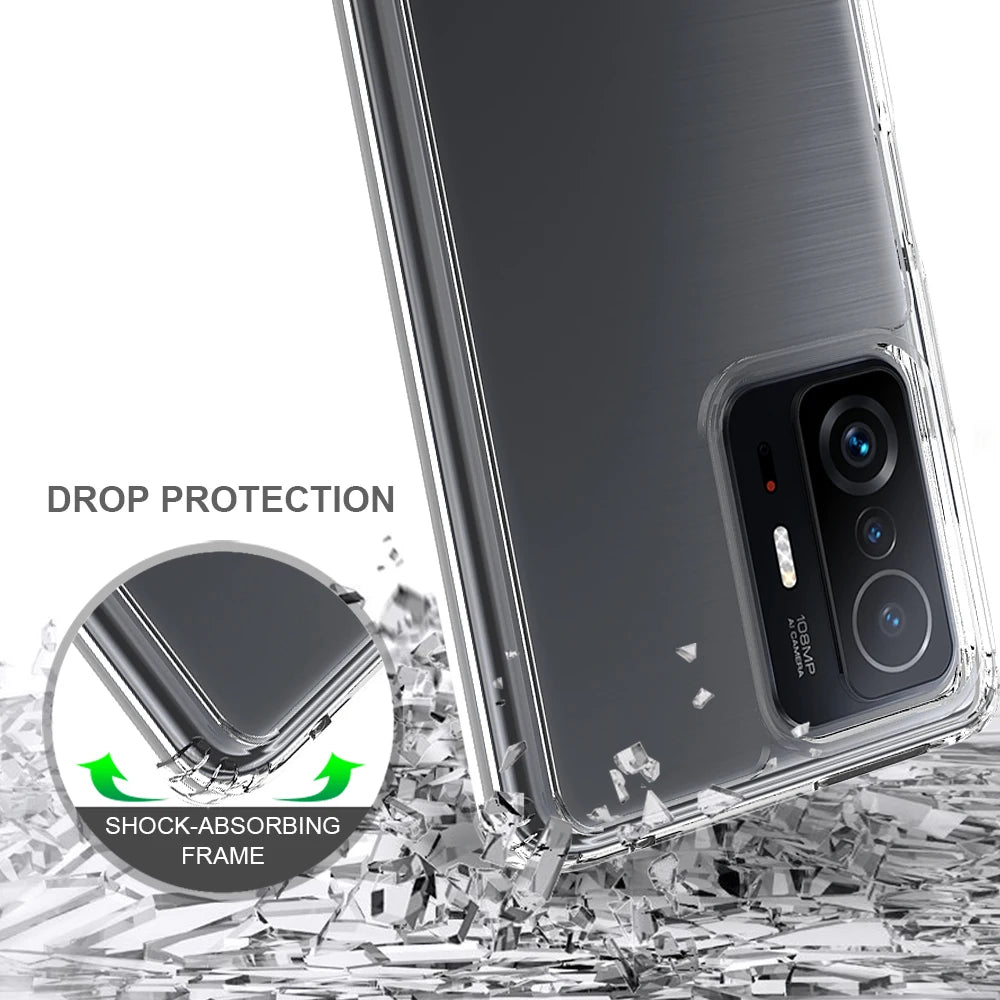 Clear Phone Case For Xiaomi Mi 11T 13T Case Transparent Soft Cover For Xiaomi Mi 11T Pro Anti Scratched Resistant Acrylic Cases
