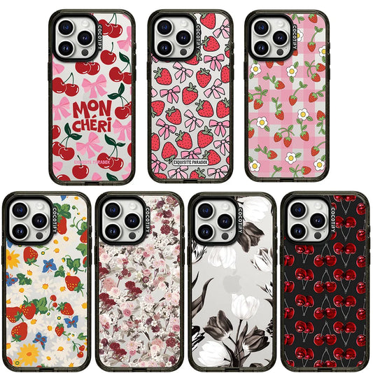Retro Floral Acrylic iPhone Case