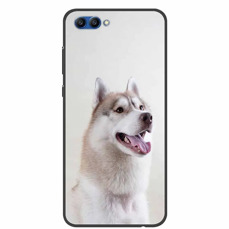 For Honor View 10 Case Luxury Silicone TPU Soft Cover Phone Case For Huawei Honor V10 Funda Shockproof Fashion Cartoon Coque