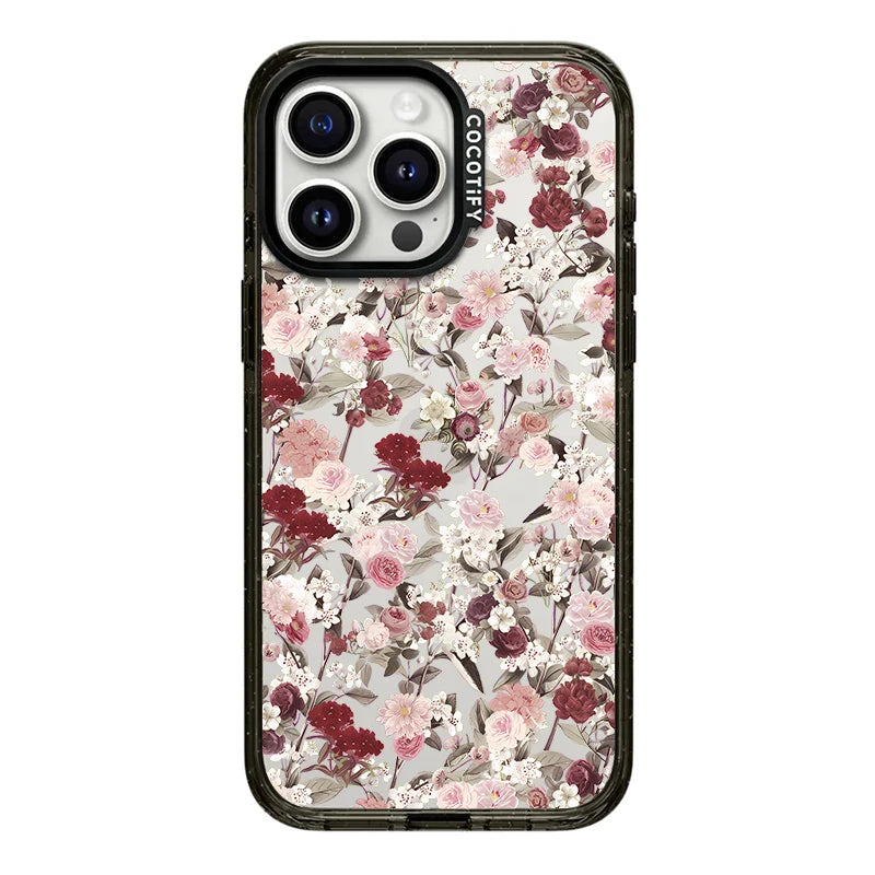 Retro Floral Acrylic iPhone Case