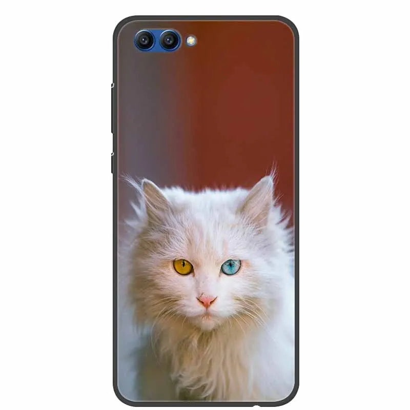 For Honor View 10 Case Luxury Silicone TPU Soft Cover Phone Case For Huawei Honor V10 Funda Shockproof Fashion Cartoon Coque