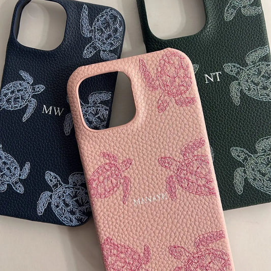 Custom Leather iPhone Case