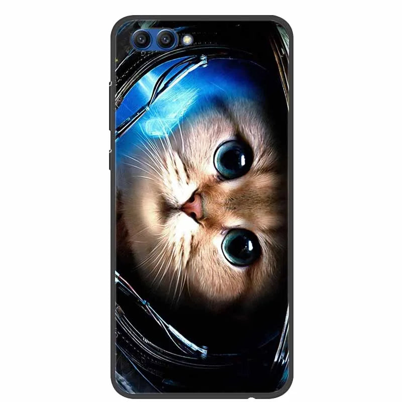 For Honor View 10 Case Luxury Silicone TPU Soft Cover Phone Case For Huawei Honor V10 Funda Shockproof Fashion Cartoon Coque