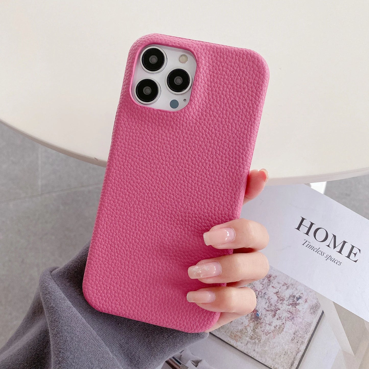 Custom Leather iPhone Case