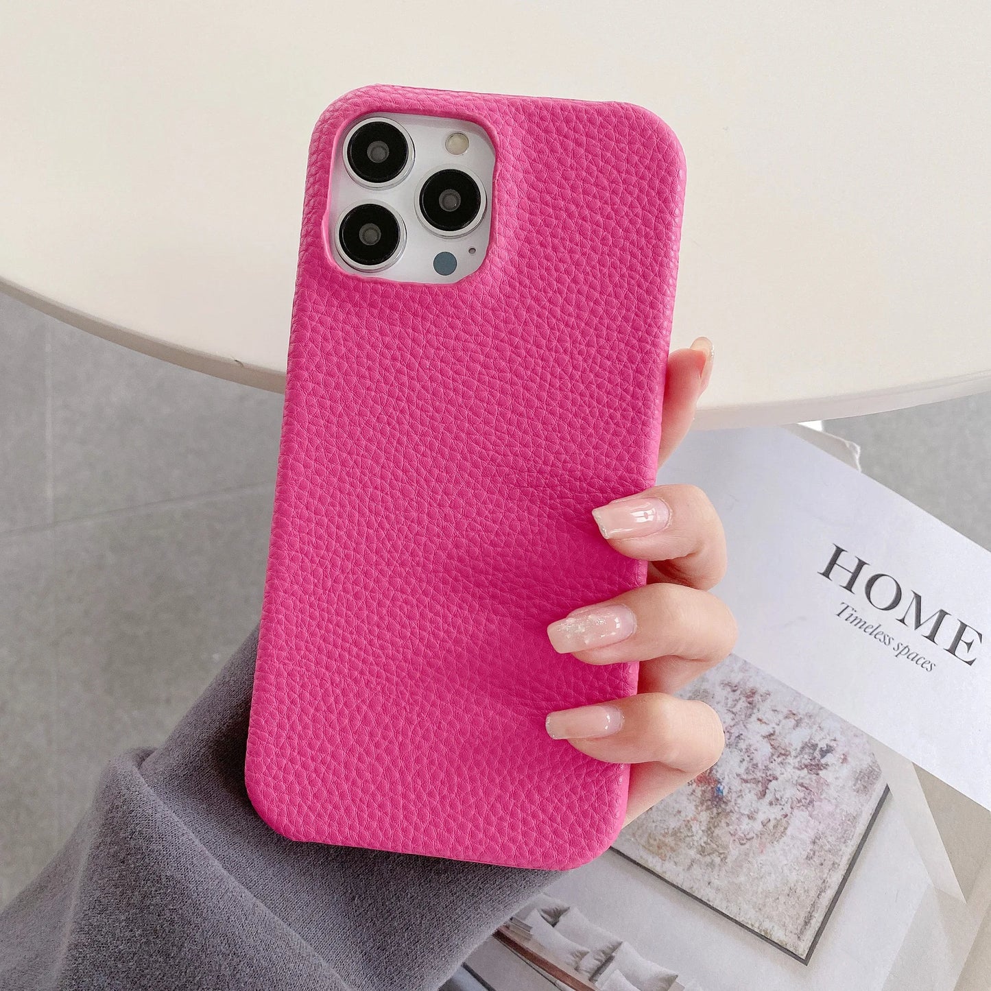 Custom Leather iPhone Case
