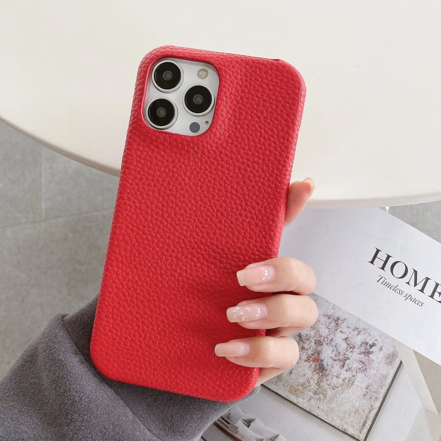 Custom Leather iPhone Case