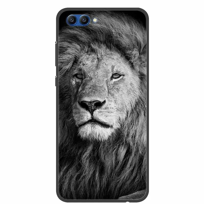 For Honor View 10 Case Luxury Silicone TPU Soft Cover Phone Case For Huawei Honor V10 Funda Shockproof Fashion Cartoon Coque