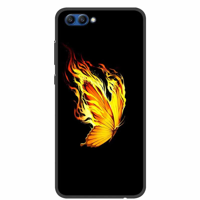 For Honor View 10 Case Luxury Silicone TPU Soft Cover Phone Case For Huawei Honor V10 Funda Shockproof Fashion Cartoon Coque