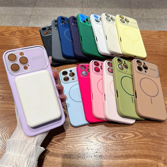 Auto-Focus Magnetic Silicone iPhone Case