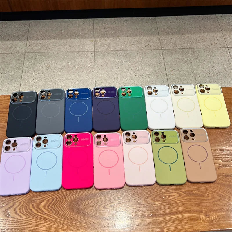 Auto-Focus Magnetic Silicone iPhone Case
