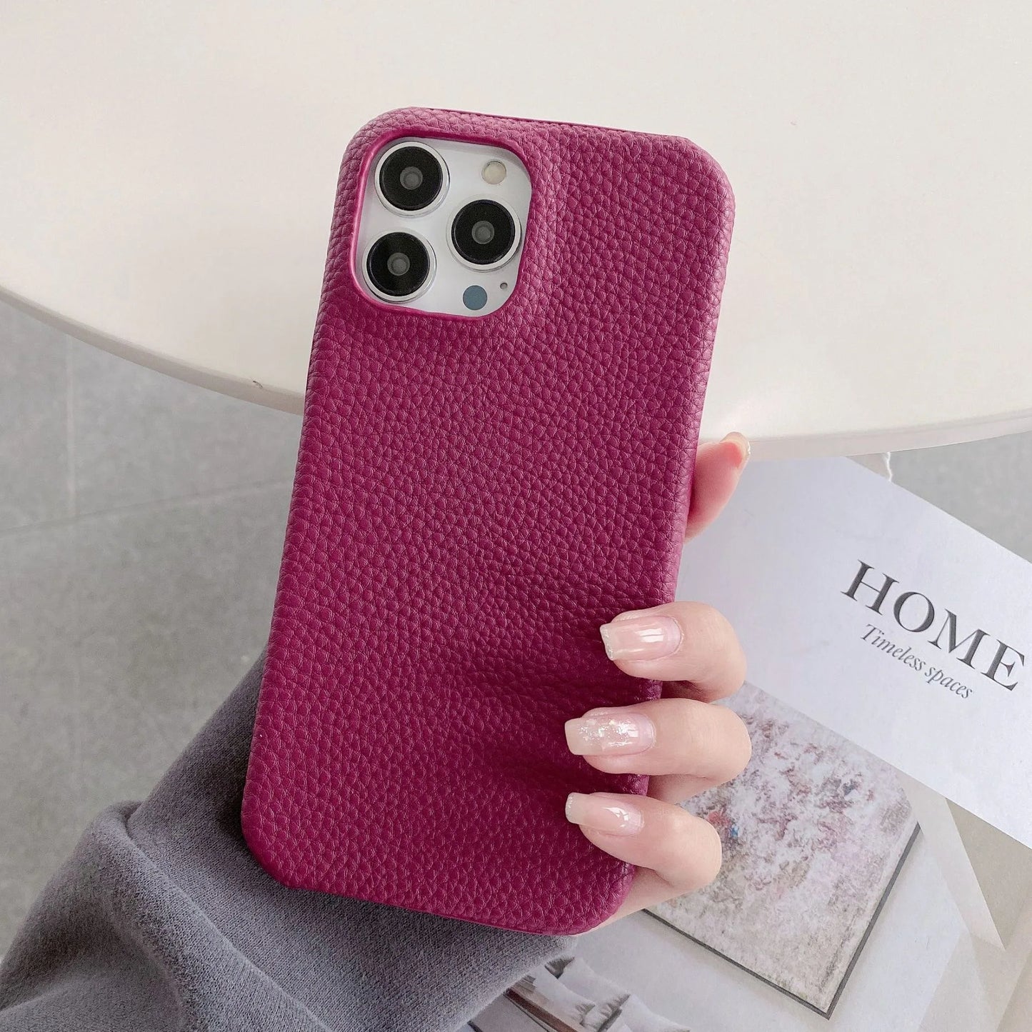 Custom Leather iPhone Case