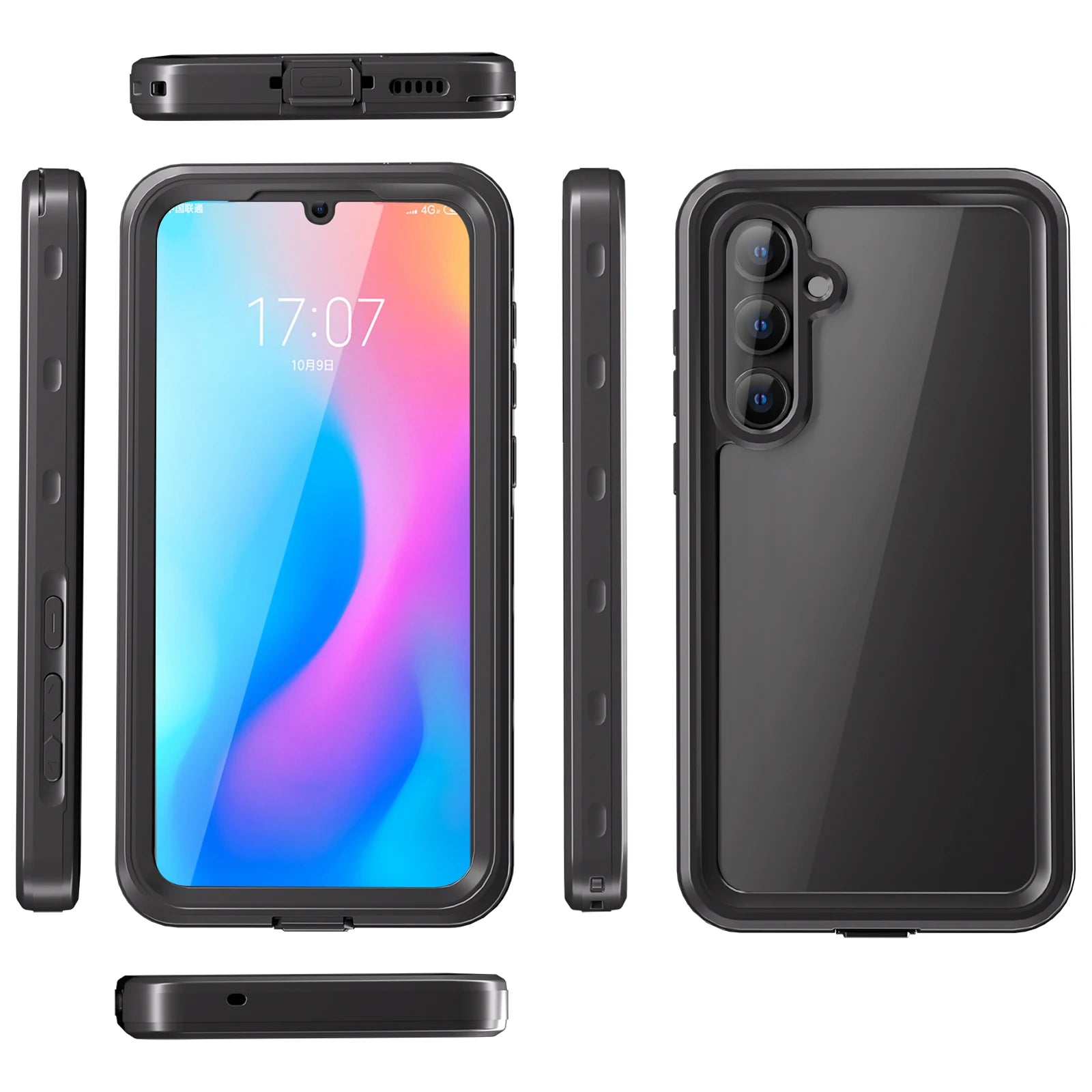 Lightweight Transparent Durable Drop Resistant IP68 Suitable for Samsung Galaxy A16 A55 A14 A54 A34 A15 Waterproof Phone case