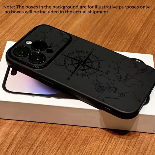 Compass Pattern Soft iPhone Case