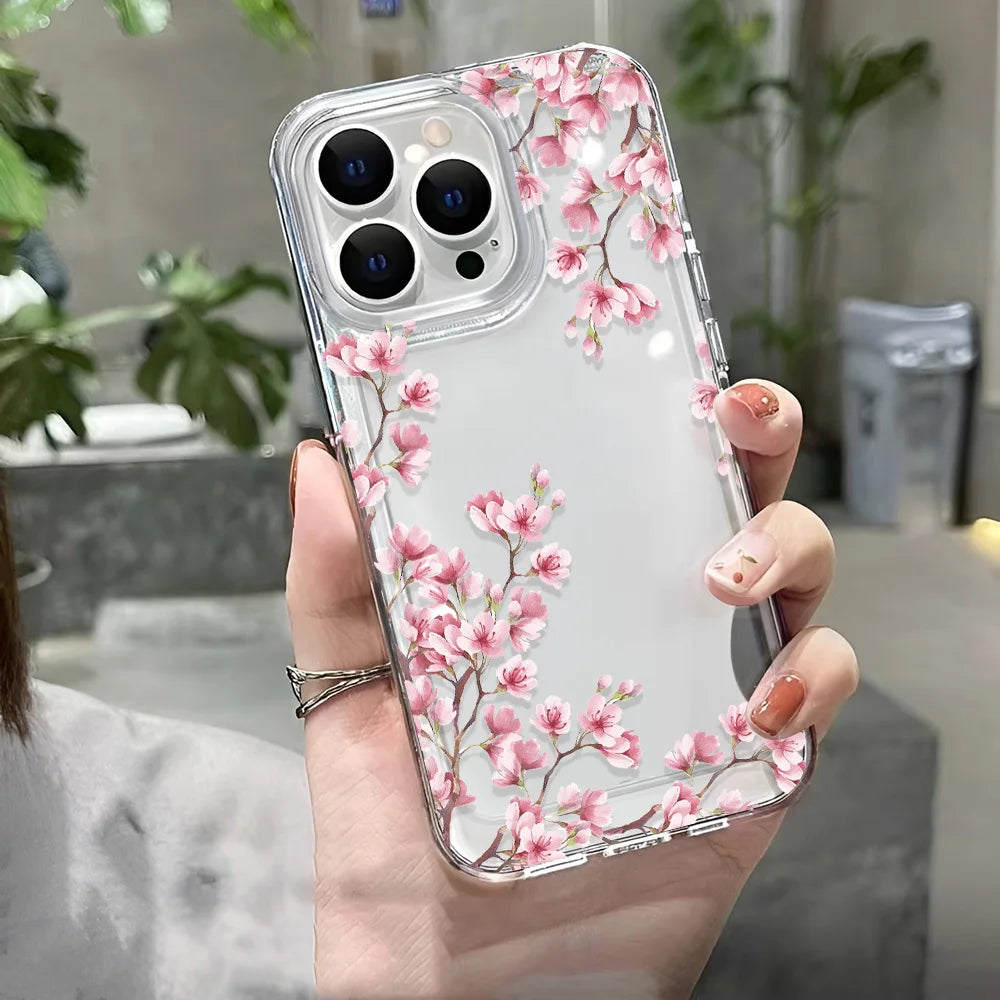 Girls Flower Bumper iPhone Case