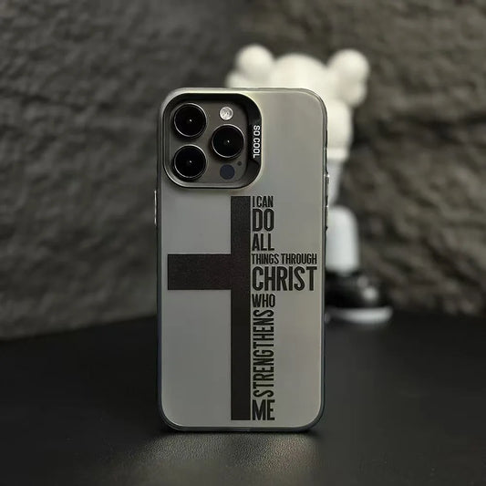 Christian Cross Bible iPhone Case