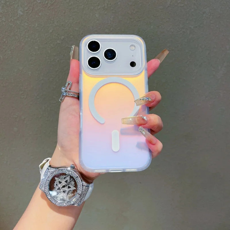 Laser Color-Changing Gradient Phone Case
