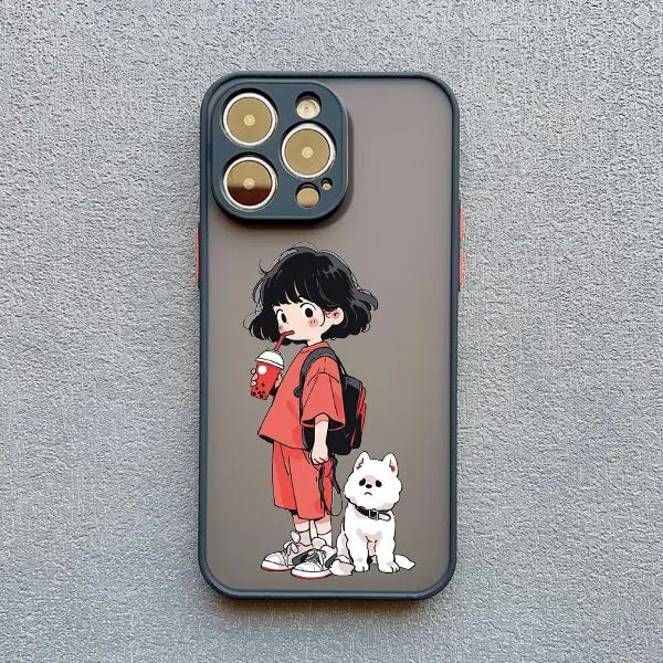 Cute Cartoon Girl Phone Case