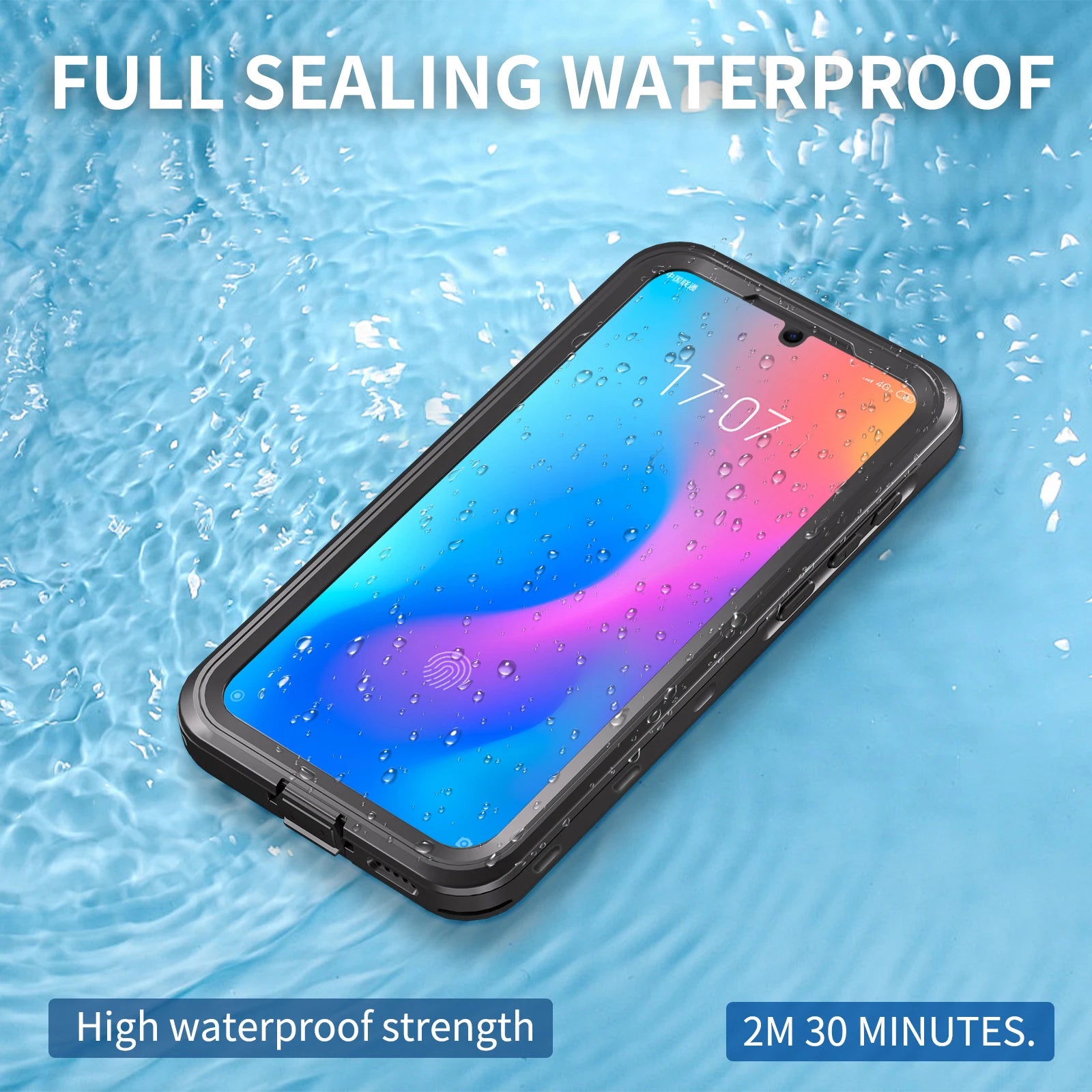 Lightweight Transparent Durable Drop Resistant IP68 Suitable for Samsung Galaxy A16 A55 A14 A54 A34 A15 Waterproof Phone case