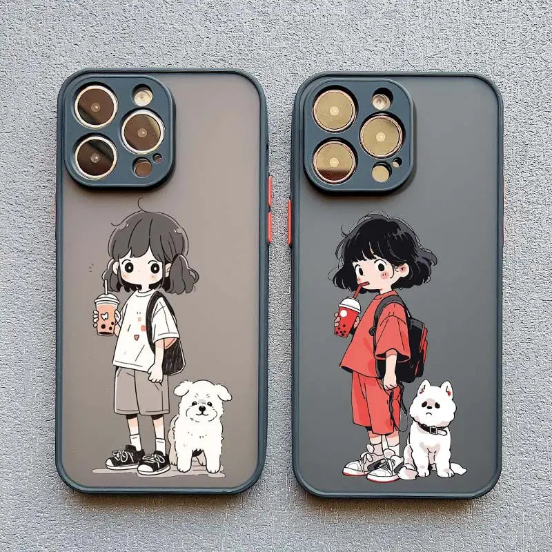 Cute Cartoon Girl Phone Case