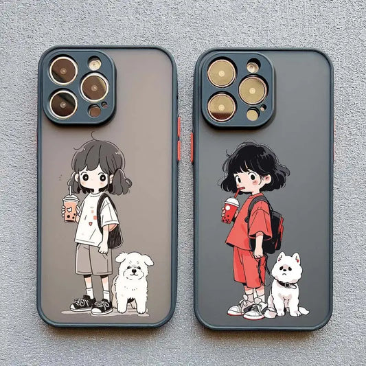 Cute Cartoon Girl Phone Case